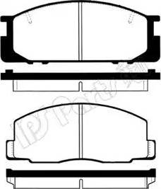 IPS Parts IBD-1262 - Bremsbelagsatz, Scheibenbremse alexcarstop-ersatzteile.com