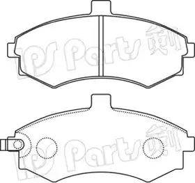 IPS Parts IBD-1H14 - Bremsbelagsatz, Scheibenbremse alexcarstop-ersatzteile.com