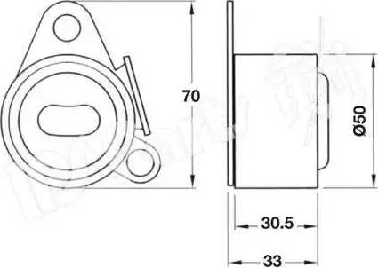 IPS Parts ITB-6536 - Riemenspanner, Zahnriemen alexcarstop-ersatzteile.com