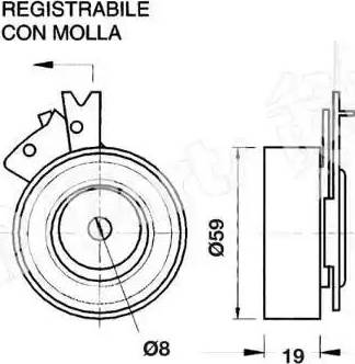 IPS Parts ITB-6W02 - Riemenspanner, Zahnriemen alexcarstop-ersatzteile.com