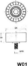 Japanparts BE-W01 - Riemenspanner, Zahnriemen alexcarstop-ersatzteile.com