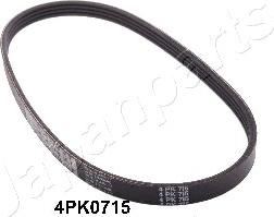 Japanparts DV-4PK0715 - Keilrippenriemen alexcarstop-ersatzteile.com