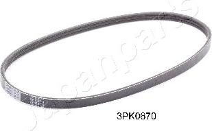 Japanparts DV-3PK0670 - Keilrippenriemen alexcarstop-ersatzteile.com