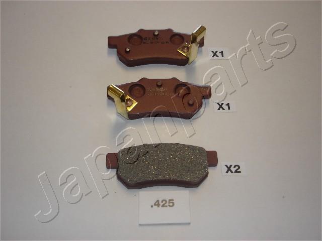 Japanparts PP-425AF - Bremsbelagsatz, Scheibenbremse alexcarstop-ersatzteile.com