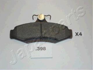 Japanparts PP-398AF - Bremsbelagsatz, Scheibenbremse alexcarstop-ersatzteile.com