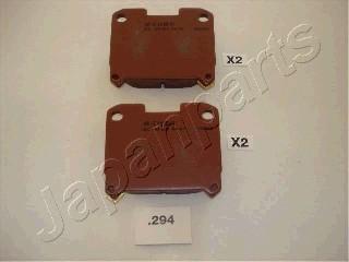 Japanparts PP-294AF - Bremsbelagsatz, Scheibenbremse alexcarstop-ersatzteile.com