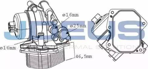 Jdeus 412M37 - Ölkühler, Motoröl alexcarstop-ersatzteile.com