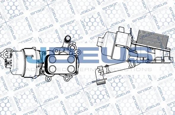 Jdeus M-4121140 - Ölkühler, Motoröl alexcarstop-ersatzteile.com