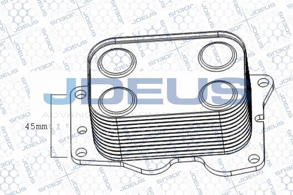 Jdeus M-4121141 - Ölkühler, Motoröl alexcarstop-ersatzteile.com