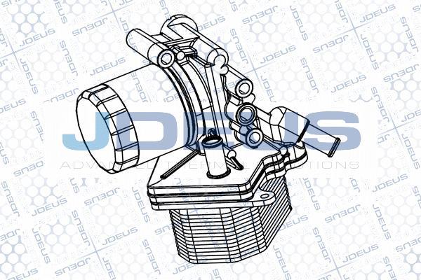 Jdeus M-4121160 - Ölkühler, Motoröl alexcarstop-ersatzteile.com