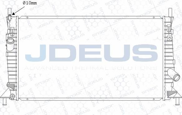 Jdeus M-0121140 - Kühler, Motorkühlung alexcarstop-ersatzteile.com