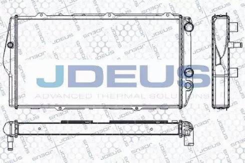 Jdeus RA0010040 - Kühler, Motorkühlung alexcarstop-ersatzteile.com