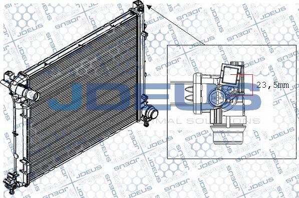 Jdeus RA0111250 - Kühler, Motorkühlung alexcarstop-ersatzteile.com