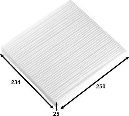 JS Asakashi AC0143 - Filter, Innenraumluft alexcarstop-ersatzteile.com