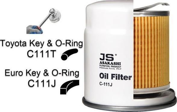 JS Asakashi C111J - Ölfilter alexcarstop-ersatzteile.com