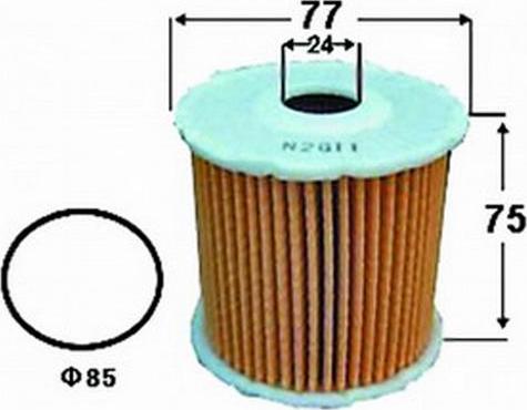 JS Asakashi OE205J - Ölfilter alexcarstop-ersatzteile.com