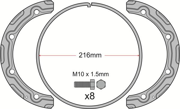 Juratek JCK401 - Zubehörsatz, Scheibenbremsbelag alexcarstop-ersatzteile.com