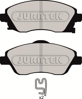 Juratek JCP1424 - Bremsbelagsatz, Scheibenbremse alexcarstop-ersatzteile.com