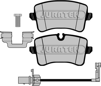 Juratek JCP8003 - Bremsbelagsatz, Scheibenbremse alexcarstop-ersatzteile.com