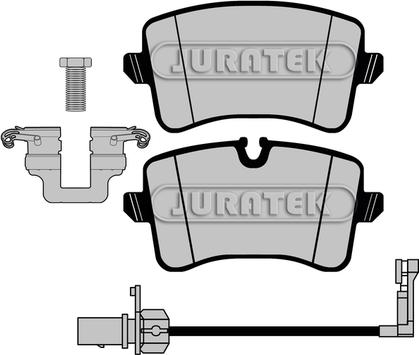 Juratek JCP8002 - Bremsbelagsatz, Scheibenbremse alexcarstop-ersatzteile.com