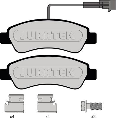 Juratek JCP8150 - Bremsbelagsatz, Scheibenbremse alexcarstop-ersatzteile.com