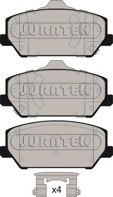 Juratek JCP8273 - Bremsbelagsatz, Scheibenbremse alexcarstop-ersatzteile.com