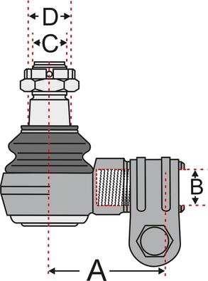 Juratek JSS2507A - Spurstangenkopf alexcarstop-ersatzteile.com