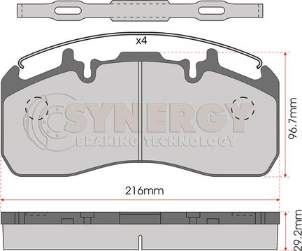 DT Spare Parts IT 0602S 29173 - Bremsbelagsatz, Scheibenbremse alexcarstop-ersatzteile.com