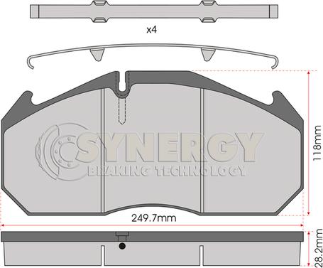 Juratek SYN2760 - Bremsbelagsatz, Scheibenbremse alexcarstop-ersatzteile.com