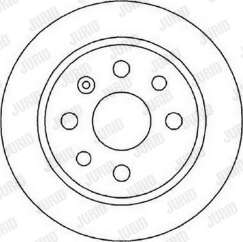 Jurid 561961J-1 - Bremsscheibe alexcarstop-ersatzteile.com