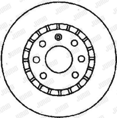 Jurid 561488J-1 - Bremsscheibe alexcarstop-ersatzteile.com