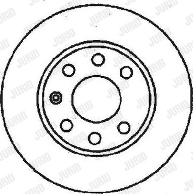 Jurid 561142J-1 - Bremsscheibe alexcarstop-ersatzteile.com