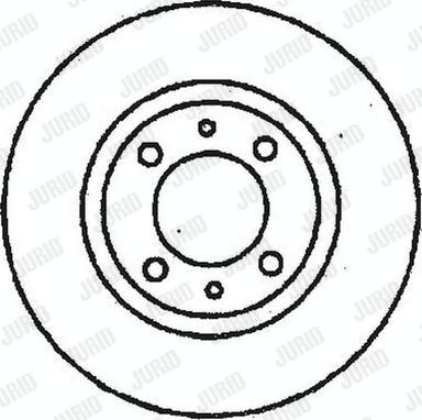 Jurid 561120J-1 - Bremsscheibe alexcarstop-ersatzteile.com