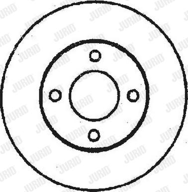 Jurid 561312J-1 - Bremsscheibe alexcarstop-ersatzteile.com