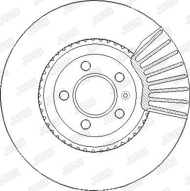 Jurid 563429JC-1 - Bremsscheibe alexcarstop-ersatzteile.com