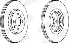 Jurid 562959JC-1 - Bremsscheibe alexcarstop-ersatzteile.com