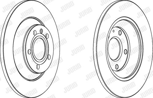 Jurid 562504JC-1 - Bremsscheibe alexcarstop-ersatzteile.com