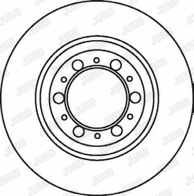 Jurid 562063J-1 - Bremsscheibe alexcarstop-ersatzteile.com