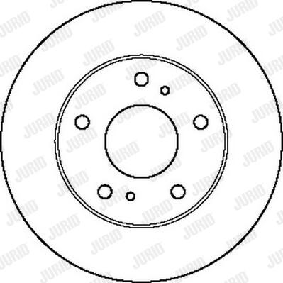 Jurid 562115J-1 - Bremsscheibe alexcarstop-ersatzteile.com