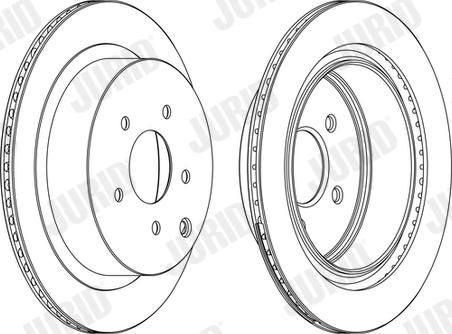 Jurid 562871JC-1 - Bremsscheibe alexcarstop-ersatzteile.com