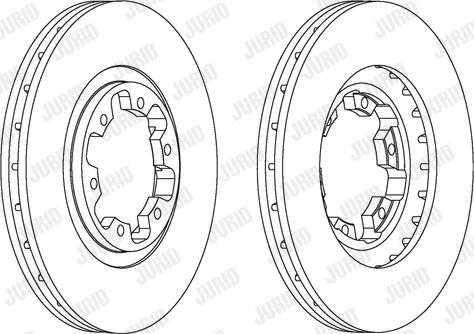 Jurid 562388JC-1 - Bremsscheibe alexcarstop-ersatzteile.com