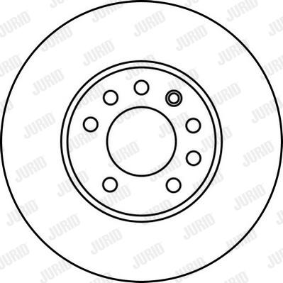 Jurid 562216JC-1 - Bremsscheibe alexcarstop-ersatzteile.com