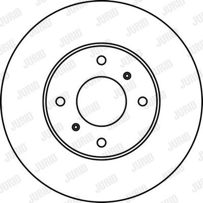 Jurid 562232JC-1 - Bremsscheibe alexcarstop-ersatzteile.com