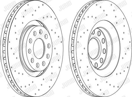 Jurid 562750JC-1 - Bremsscheibe alexcarstop-ersatzteile.com