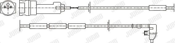 Jurid 581334 - Warnkontakt, Bremsbelagverschleiß alexcarstop-ersatzteile.com