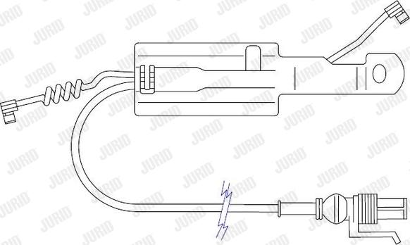 Jurid 587068 - Warnkontakt, Bremsbelagverschleiß alexcarstop-ersatzteile.com