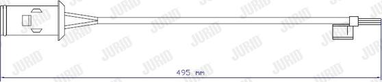 Jurid 587002 - Warnkontakt, Bremsbelagverschleiß alexcarstop-ersatzteile.com