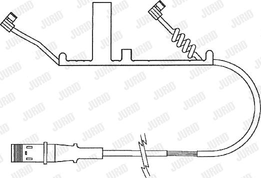 Jurid 587019 - Warnkontakt, Bremsbelagverschleiß alexcarstop-ersatzteile.com