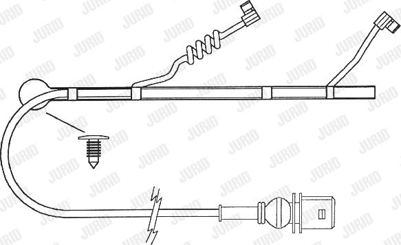 Jurid 587032 - Warnkontakt, Bremsbelagverschleiß alexcarstop-ersatzteile.com