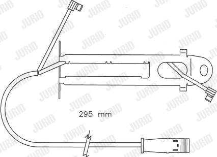 Jurid 587022 - Warnkontakt, Bremsbelagverschleiß alexcarstop-ersatzteile.com